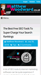 Mobile Screenshot of matthewwoodward.co.uk